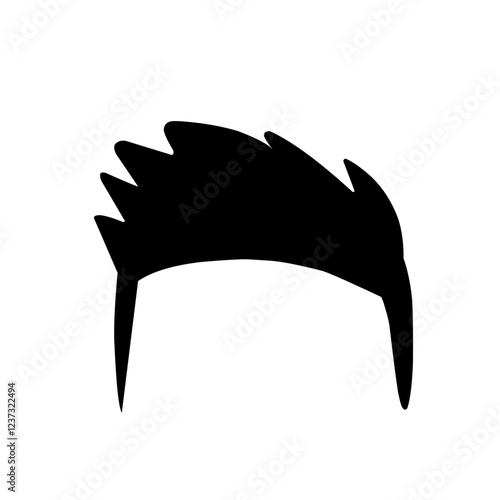 Silhouettes of hair styling