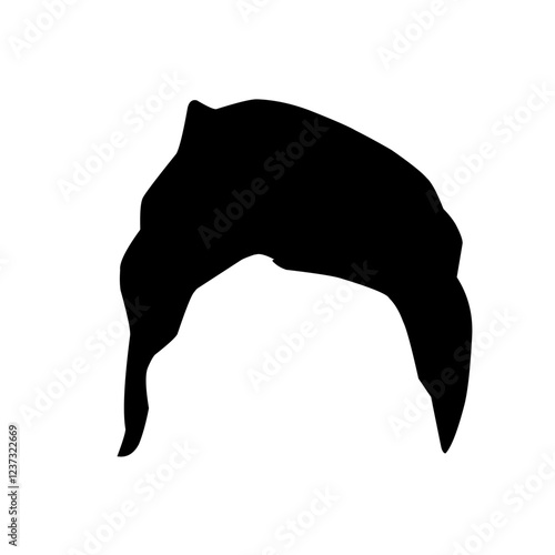 Silhouettes of hair styling