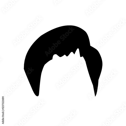 Silhouettes of hair styling