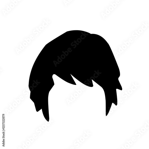 Silhouettes of hair styling