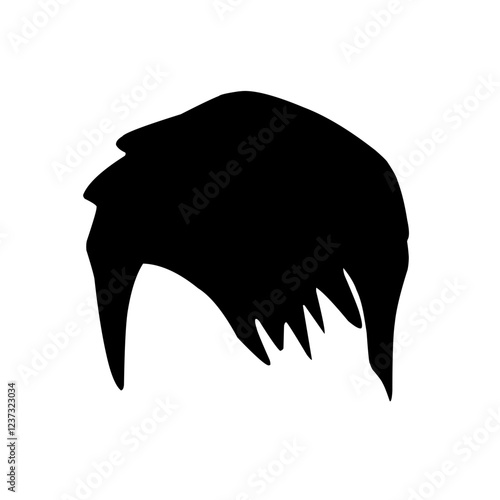 Silhouettes of hair styling