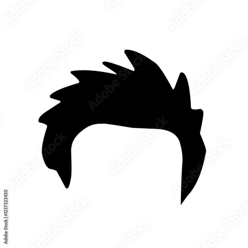 Silhouettes of hair styling