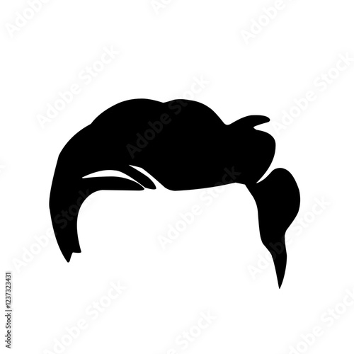 Silhouettes of hair styling