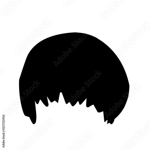Silhouettes of hair styling