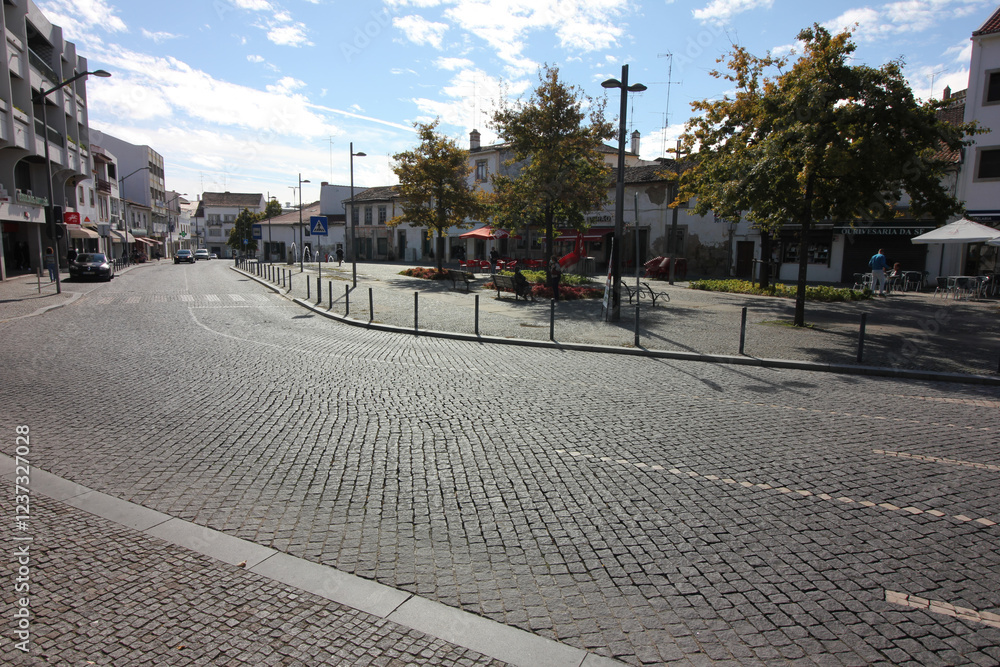 Obraz premium Castelo Branco, Beira Baixa, Portugal, October 25, 2021, Views from Castelo Branco