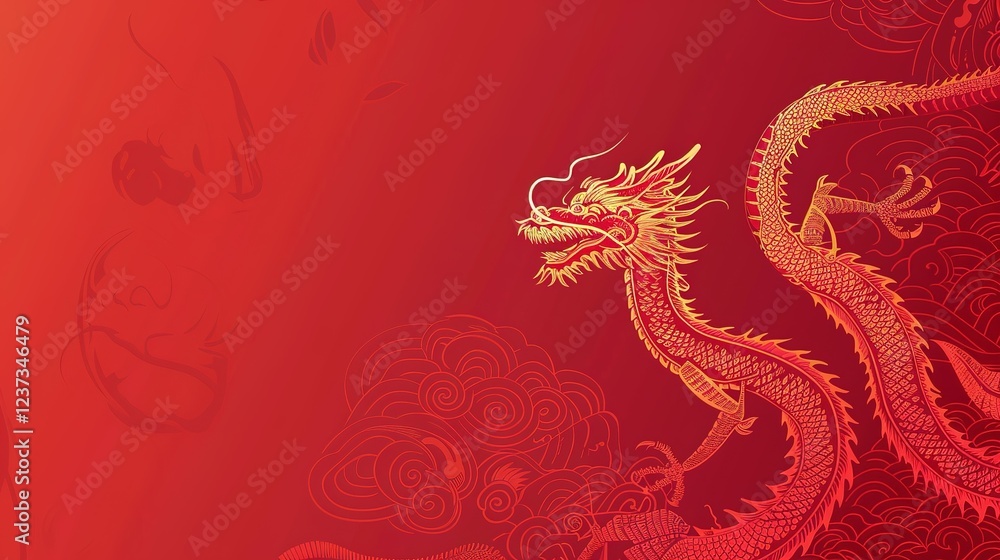 Fototapeta premium chinese_dragon_ancient_chinese_architecture_chines