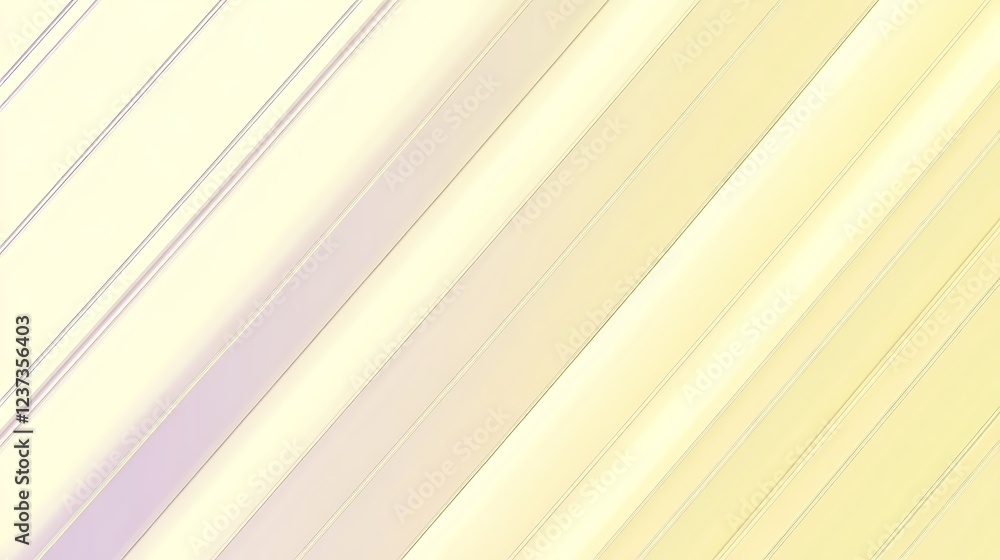 Obraz premium Abstract Diagonal Lines Pale Yellow Background