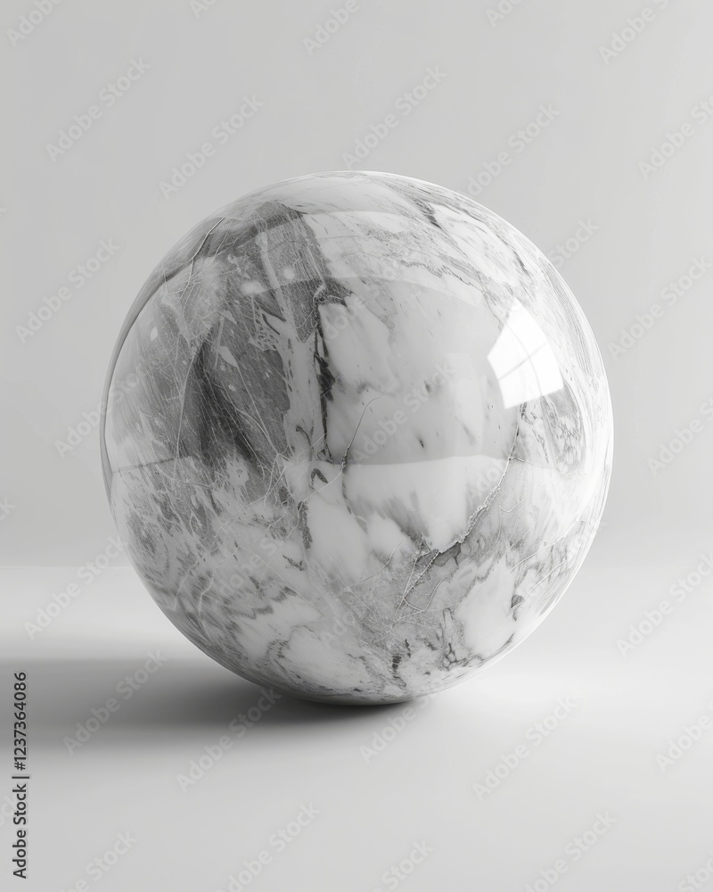 The Serene Descent: A Marble Rolling Down a Smooth Surface Captured in Motion The Serene Descent: A Marble Rolling Down a Smooth Surface Captured in Motion