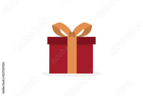 Gift boxes set. Holiday presents wrapped in festive paper wrapping, decorated with ribbon bows, strings and twines. Christmas giftboxes. Flat vector illustrations isolated on white background.