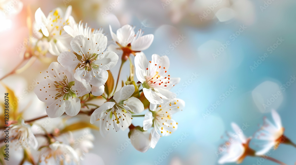 A close-up of delicate white flowers against a soft, blurred background. A close-up of delicate white flowers against a soft, blurred background.