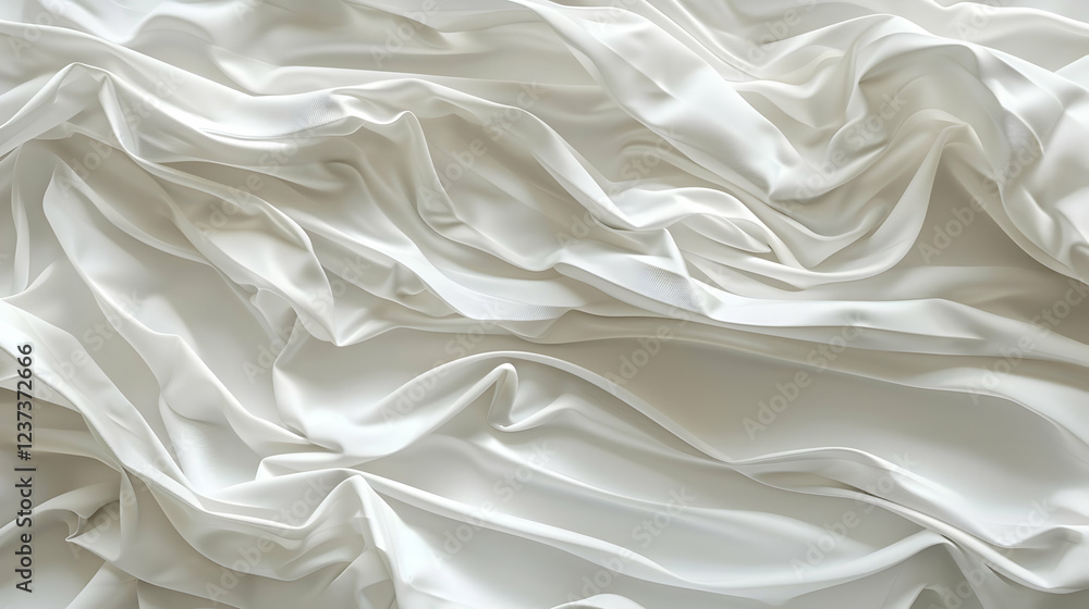 A close-up of crumpled white fabric, showcasing texture and light play. A close-up of crumpled white fabric, showcasing texture and light play.