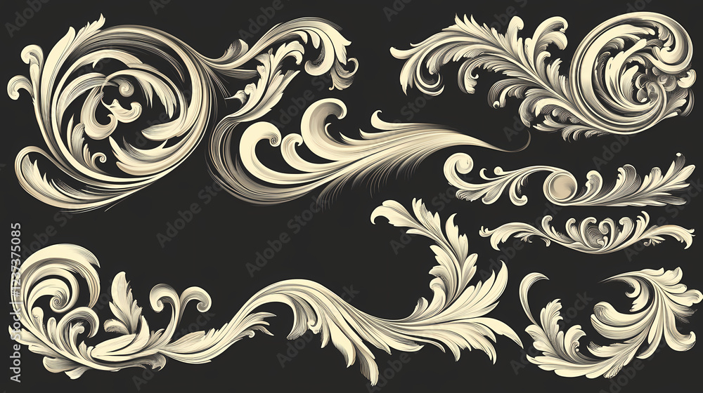 scroll design filigree swirls scroll design filigree swirls