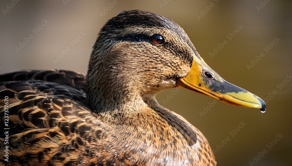 female mallard wild duck scient. name Anas platyrhynchos bird an female mallard wild duck scient. name Anas platyrhynchos bird an