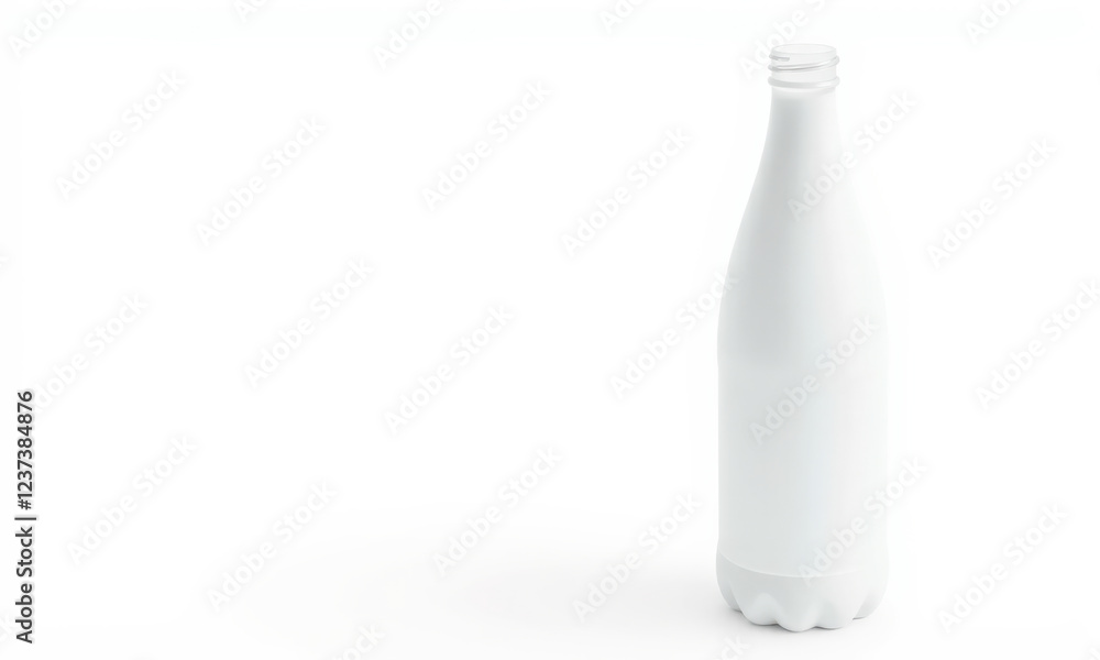 clean, white bottle mockup ideal for branding and product design. This minimalist design emphasizes simplicity and versatility, perfect for various beverage applications clean, white bottle mockup ideal for branding and product design. This minimalist design emphasizes simplicity and versatility, perfect for various beverage applications