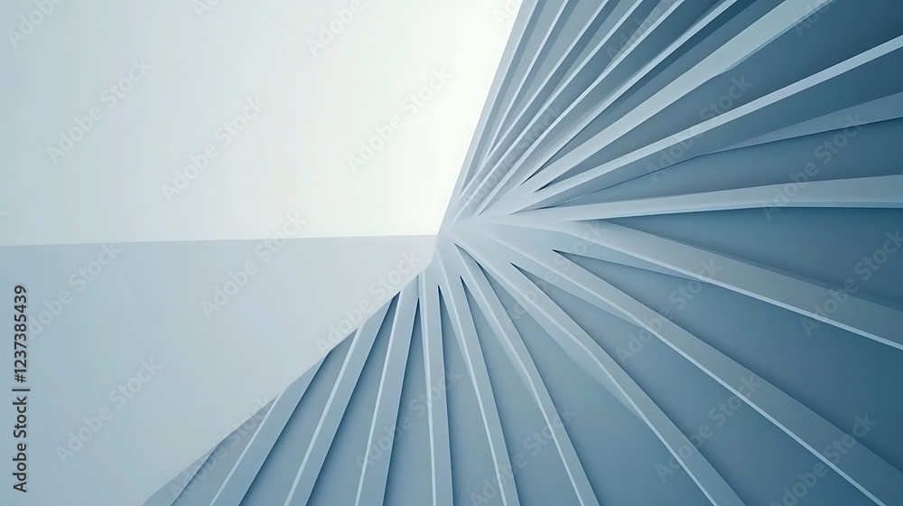 Obraz premium Abstract Grey Architectural Design Structure