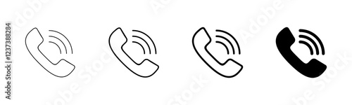 Call icon vector isolated on white background. Phone icon vector. mobile phone. telephone icon