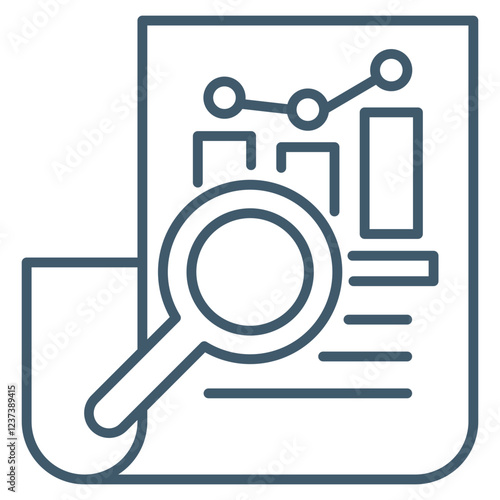 Investigation  Icon Element For Design
