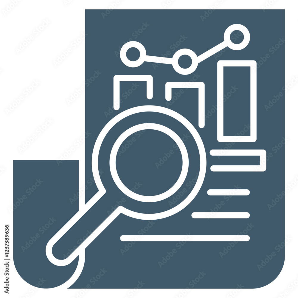 Investigation Icon Element For Design Investigation Icon Element For Design