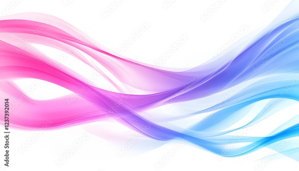 Abstract Pink and Blue Wave Design Abstract Pink and Blue Wave Design
