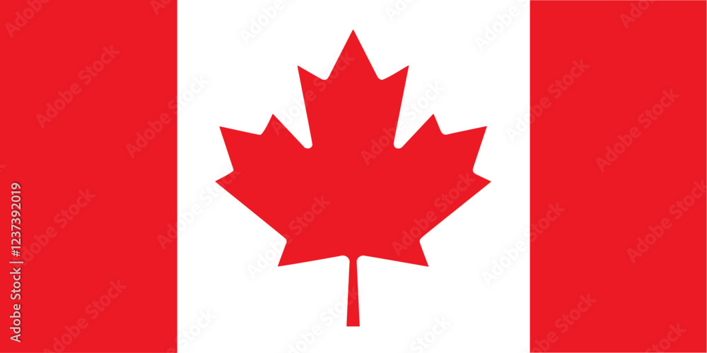 Canada flag official isolated on transparent PNG background. Perfect for designs, high-quality vector image. The iconic maple leaf and red-white color scheme, making it ideal for digital projects Canada flag official isolated on transparent PNG background. Perfect for designs, high-quality vector image. The iconic maple leaf and red-white color scheme, making it ideal for digital projects