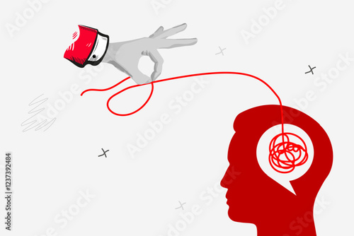 Mind Control, Red String, Manipulation, Thought, Idea, Deception, Influence, Persuasion, Strategy
