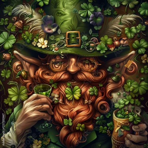 Obraz na płótnie saint patrick day w salonie