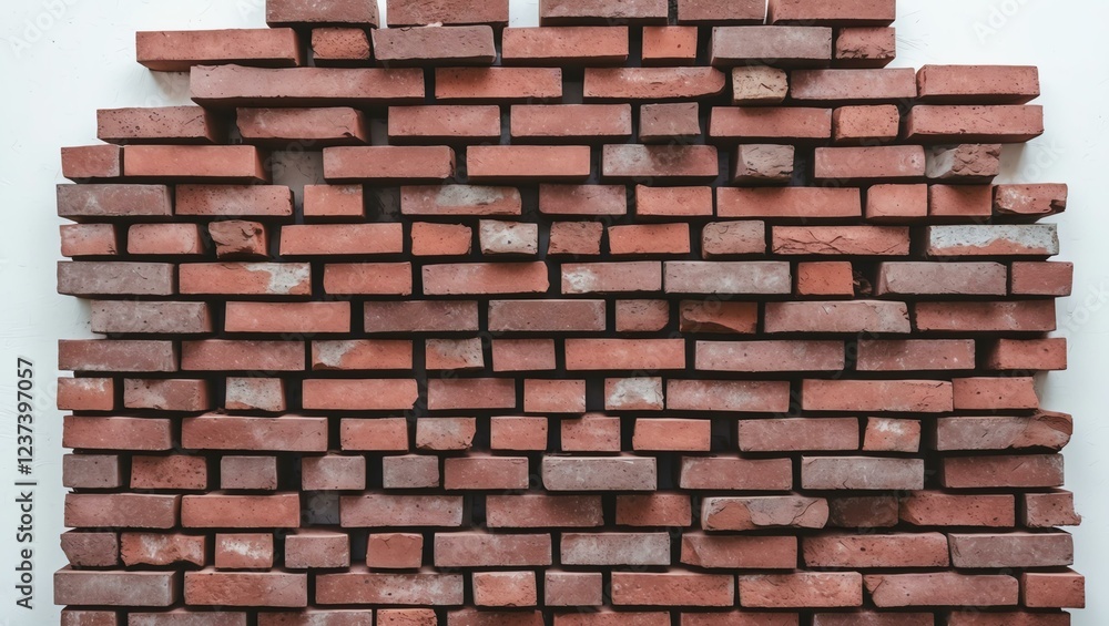 Obraz premium pile of bricks on a white background