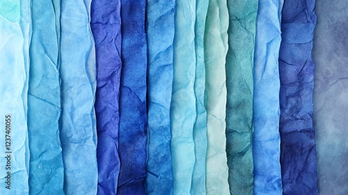 Wallpaper Mural Blue paper texture background, gradient shades, design element Torontodigital.ca