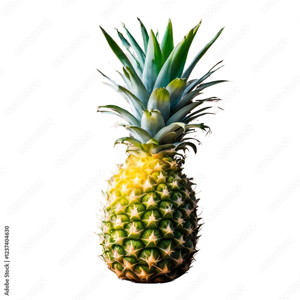 Fototapeta premium pineapple isolated on transparent background