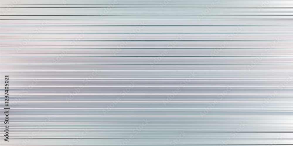 Fototapeta premium Iced glass texture. Holograph metal reed flute laser background. Ripple pattern effect. Silver striations frosty iridescent reflect mirror. Square abstract line gradient. Ribbed 3d prism pastel stripe