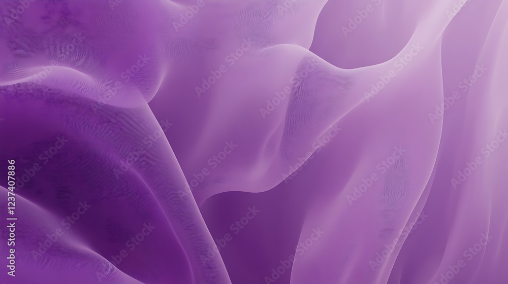 Obraz premium Abstract Purple Fabric Draped Softly Waves Texture