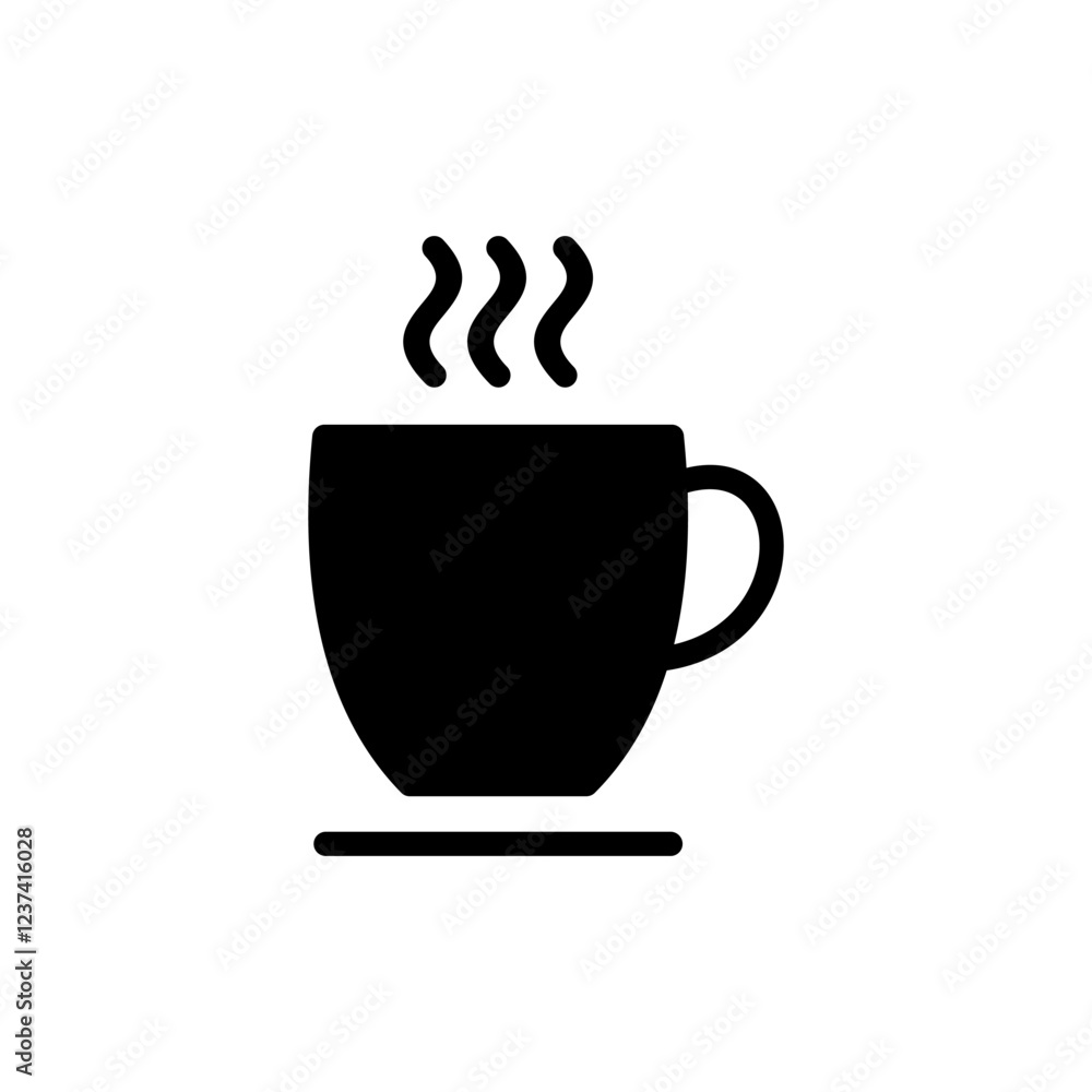 coffee cup icon vector illustration. cup a coffee sign and symbol