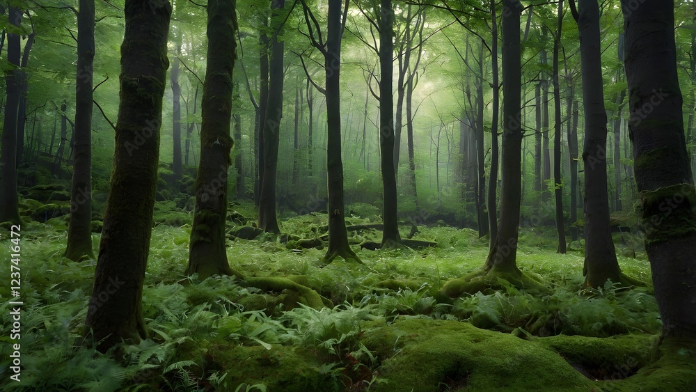 Fototapeta premium Dreamy Wild Forest