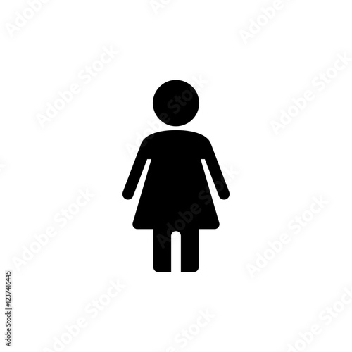 Female icon vector illustration. woman sign and symbol