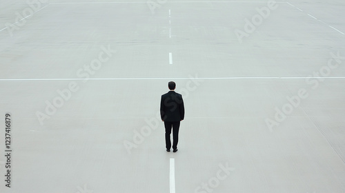 The Crossroads: A lone busi...