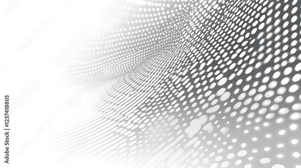 Abstract grayscale undulating pattern of circles and lines Abstract grayscale undulating pattern of circles and lines