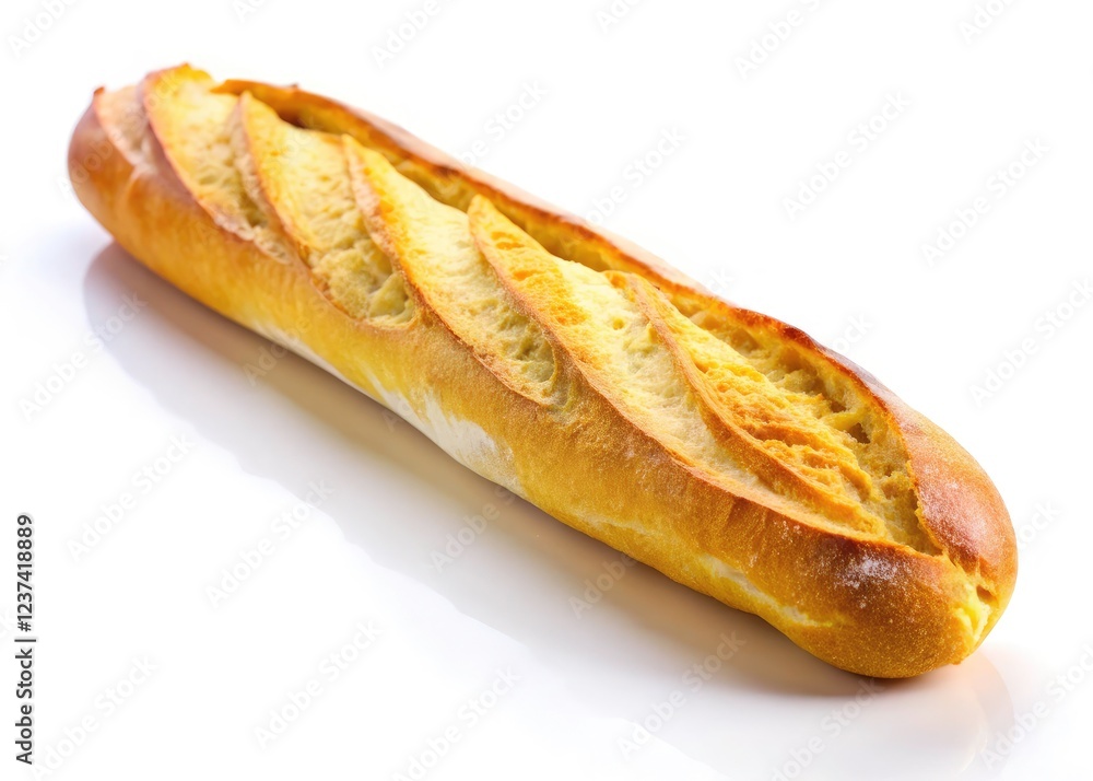 Long exposure reveals the golden crust of a French baguette, a delectable bakery treat. Long exposure reveals the golden crust of a French baguette, a delectable bakery treat.