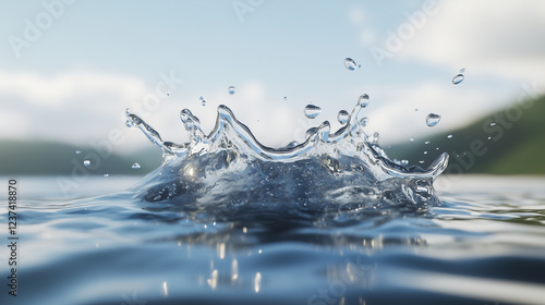 Water Drop Splash: A captiv...