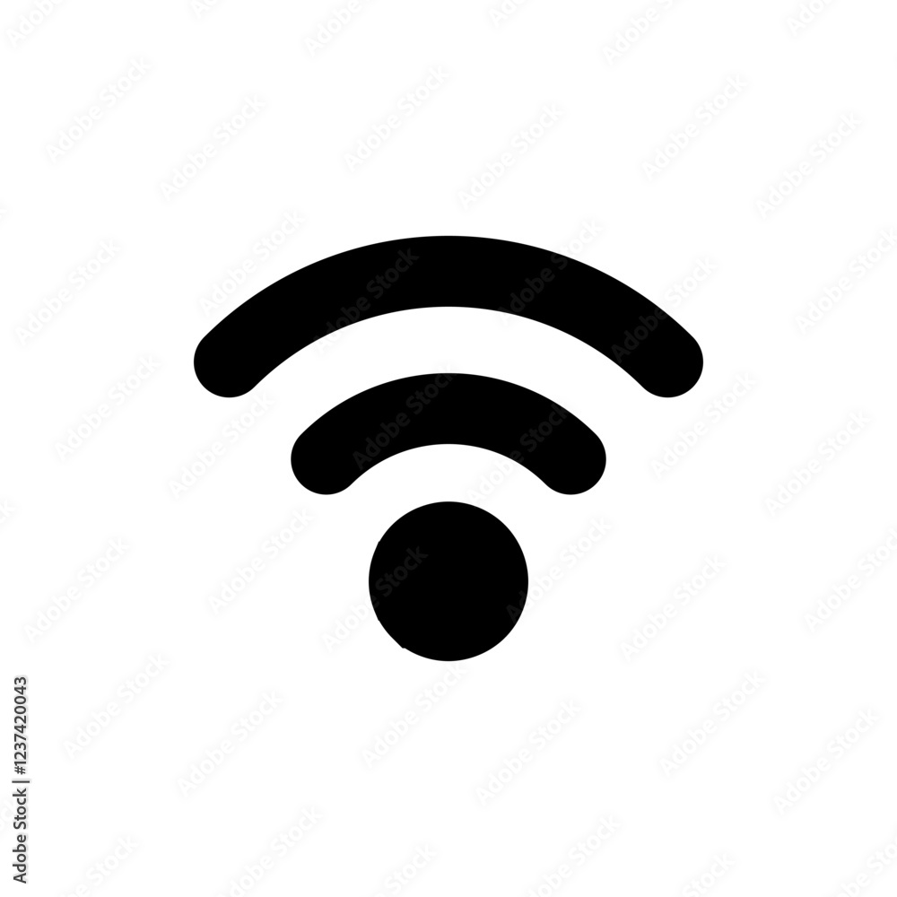 Wifi icon vector illustration. signal sign and symbol. Wireless icon Wifi icon vector illustration. signal sign and symbol. Wireless icon