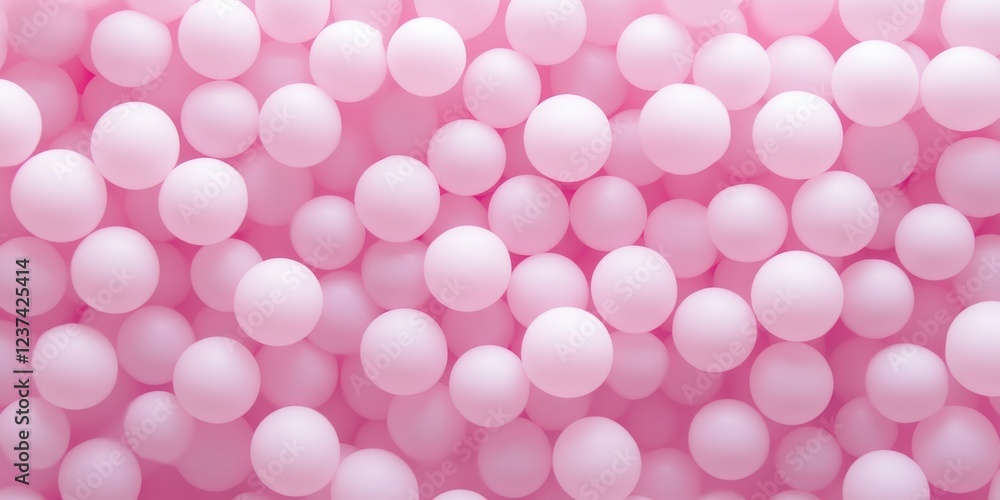 Pastel pink balls creating soft texture Pastel pink balls creating soft texture