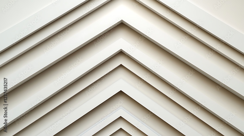 Obraz premium Abstract White Architectural Design Pattern