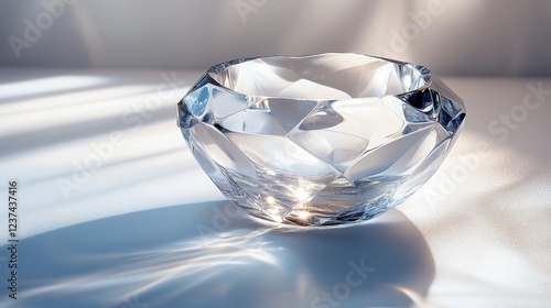 A diamond is sitting on a table photo