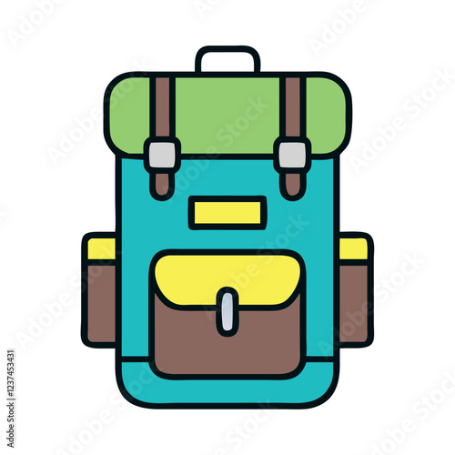 Large hiking backpack for outdoor expeditions