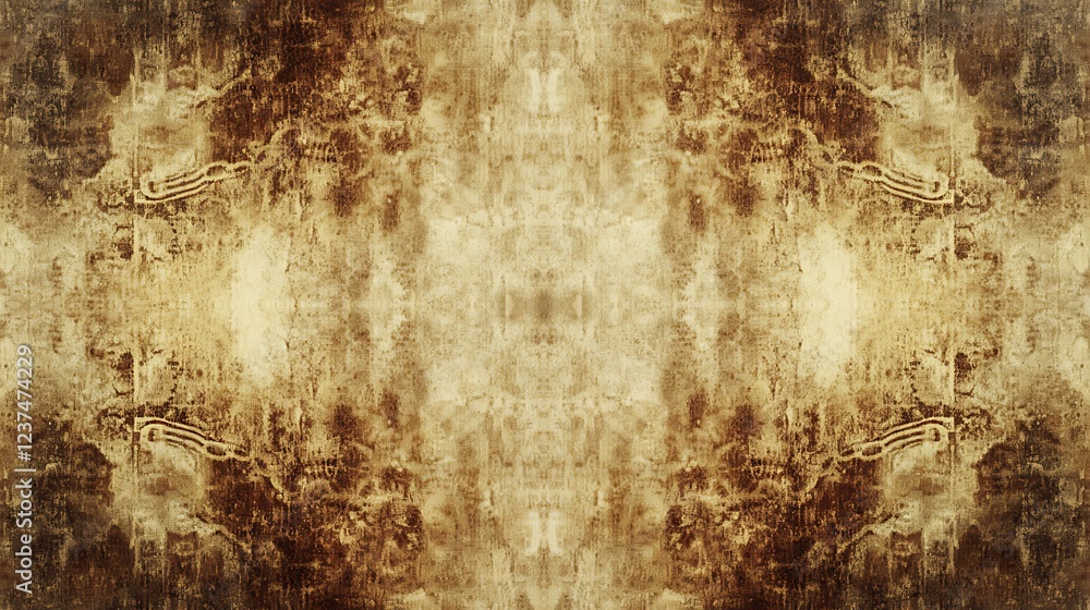 Abstract Brown and Beige Symmetrical Texture Image Abstract Brown and Beige Symmetrical Texture Image