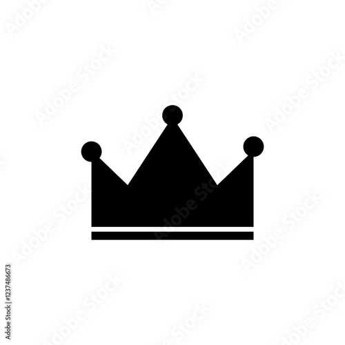 Crown icon. vector flat black simple trendy style illustration for web and app..eps