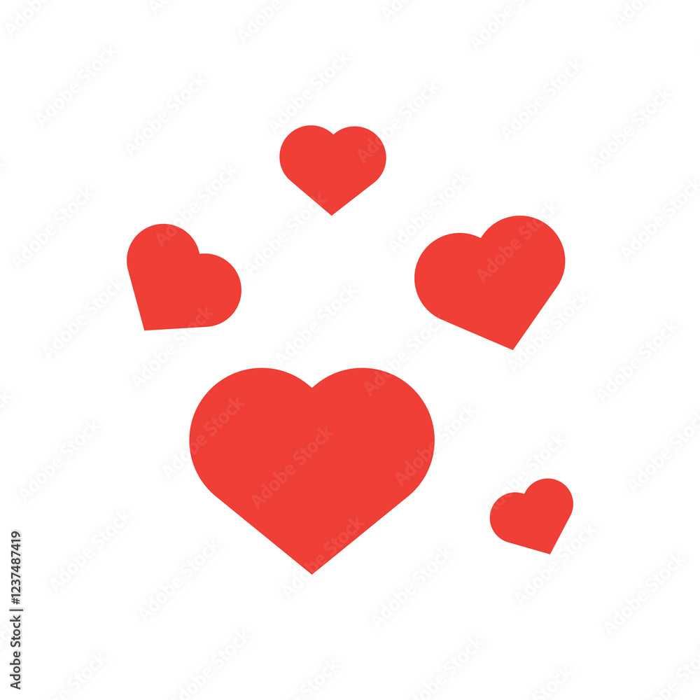 Heart icon love symbol, set.vector flat black trendy style illustration for web and app..eps Heart icon love symbol, set.vector flat black trendy style illustration for web and app..eps