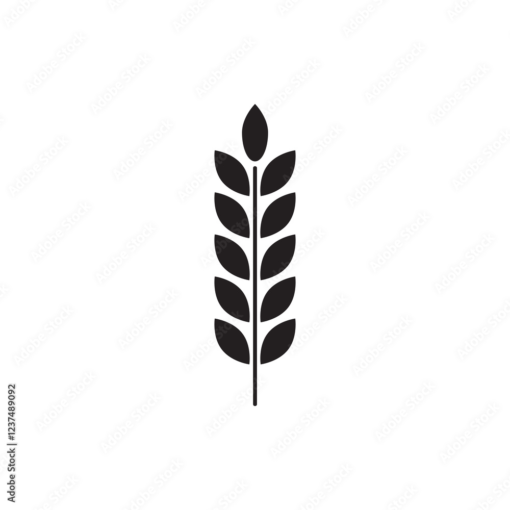 Wheat, crop, vector grain agriculture icon, simple trendy style illustration for web and app..eps Wheat, crop, vector grain agriculture icon, simple trendy style illustration for web and app..eps