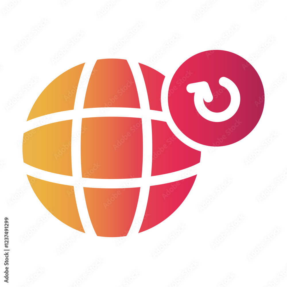 refresh internet Gradient icon refresh internet Gradient icon
