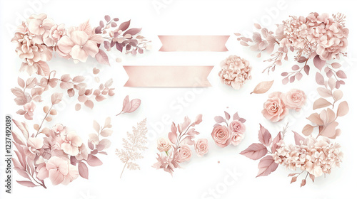 Wallpaper Mural dry flowers in the garden in spring season Torontodigital.ca