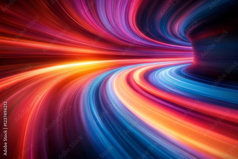 Symphony of Light: Mesmerizing Abstract Trails of a Moving Vehicle Captured in the Night Symphony of Light: Mesmerizing Abstract Trails of a Moving Vehicle Captured in the Night